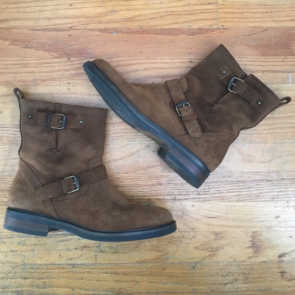 J. Crew Brown Suede Ankle Boot